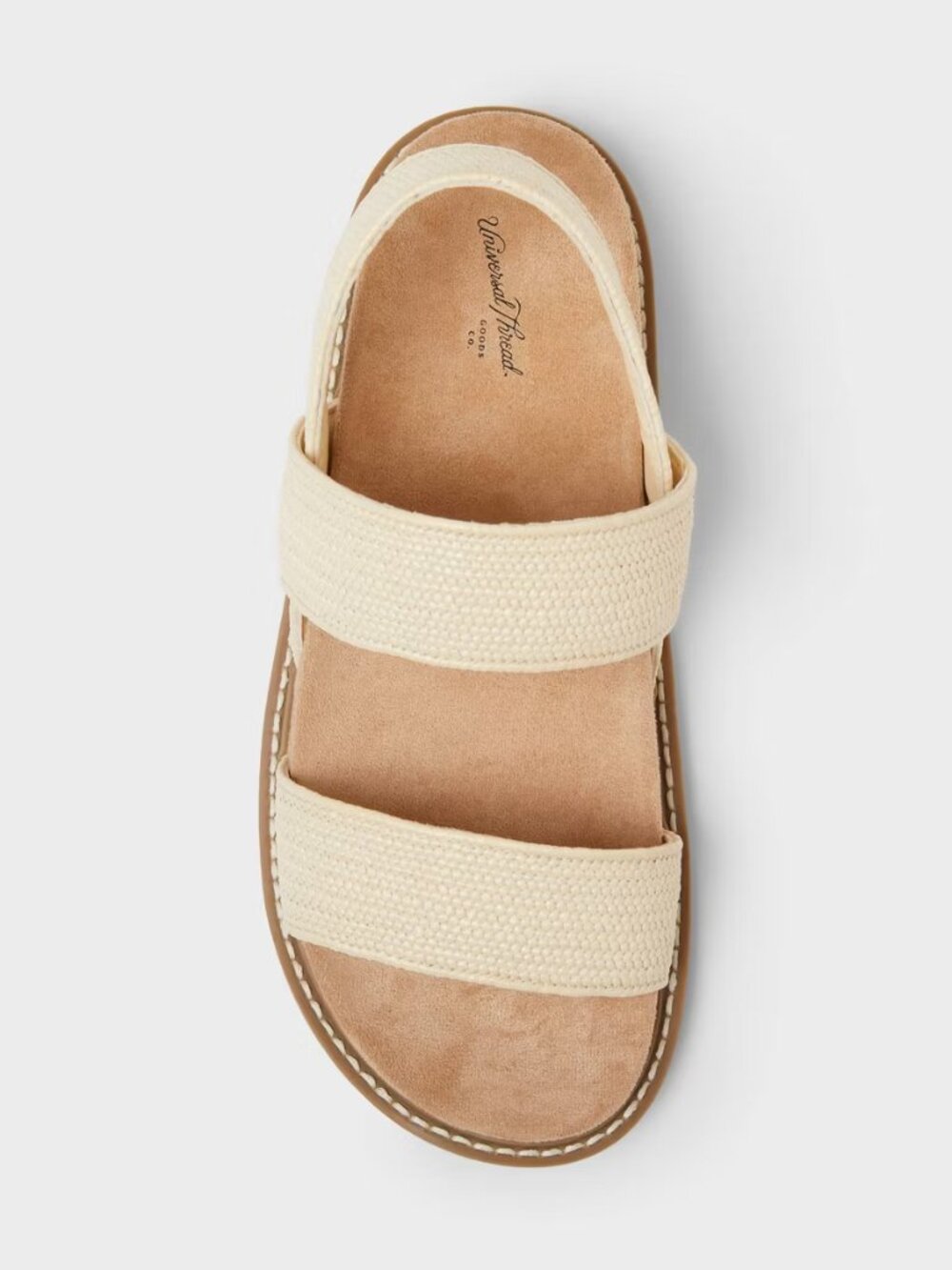 Universal Thread Natural Ada Sandals with Memory Foam Insole/NIB/9M - Picture 2 of 12
